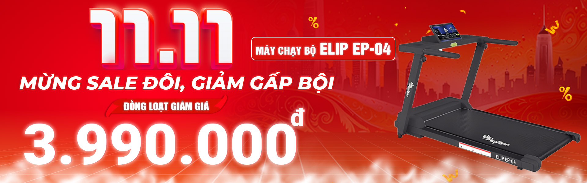 máy chạy bộ deal hot 11/11