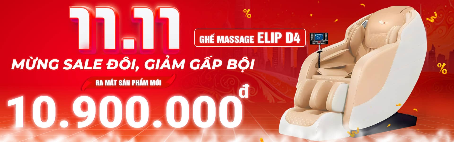 ưu đãi ghế massage elipsport