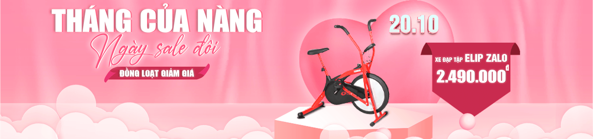xe đạp tập deal hot 20/10