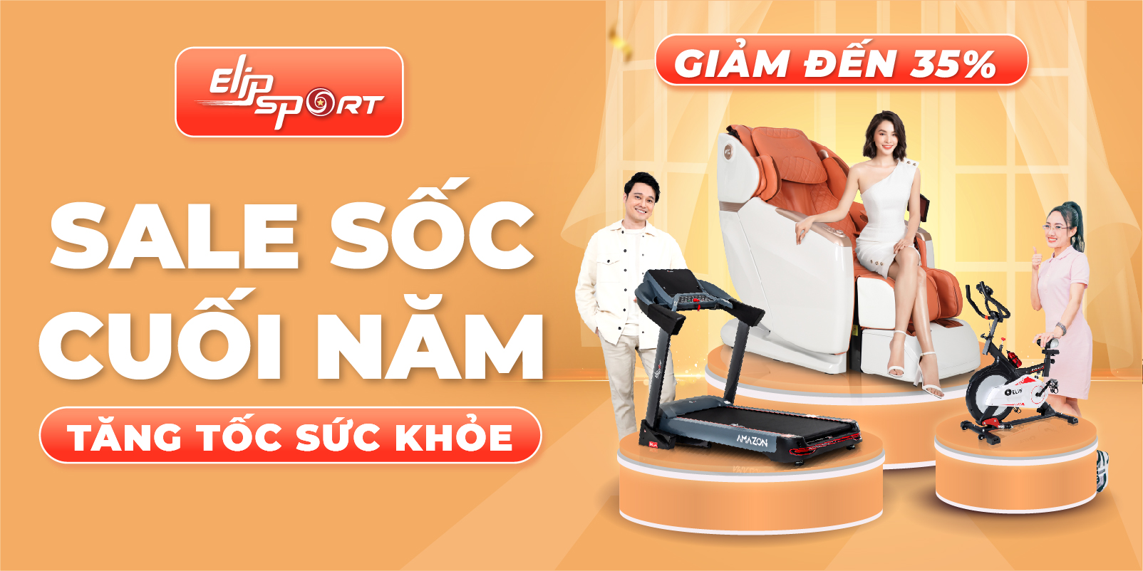 Sale Sốc cuối năm, tăng tốc sức khỏe