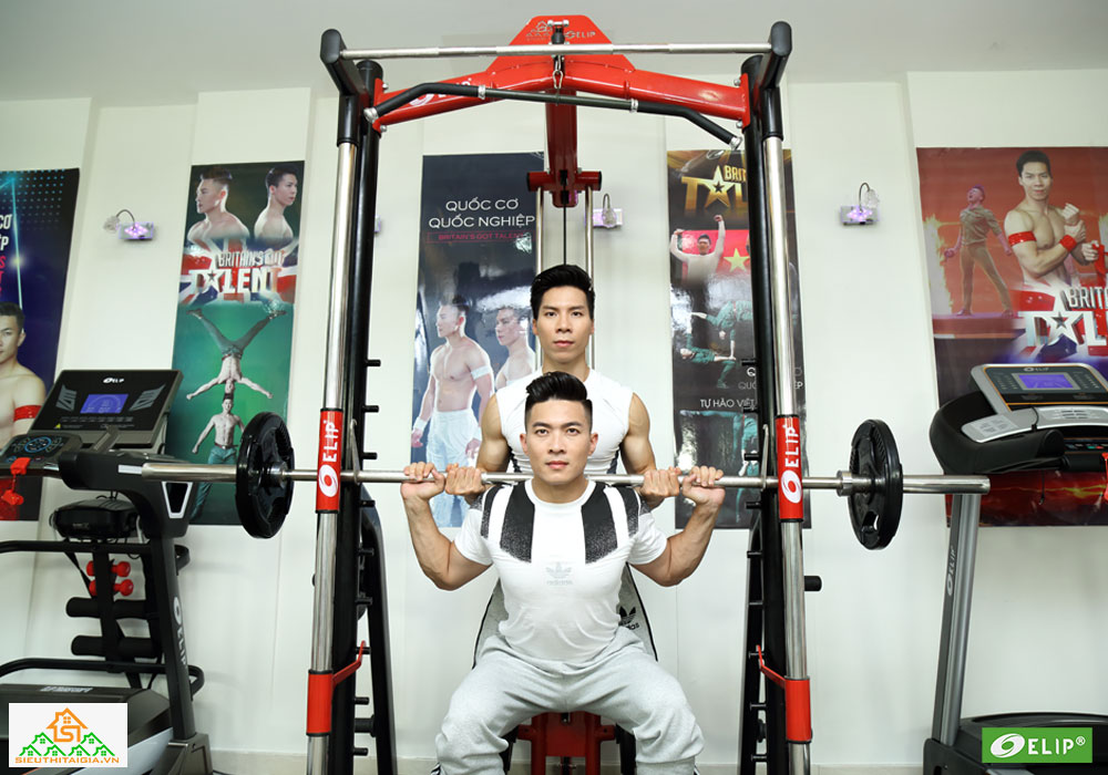 Quốc Cơ – Quốc Nghiệp set up phòng gym tại gia