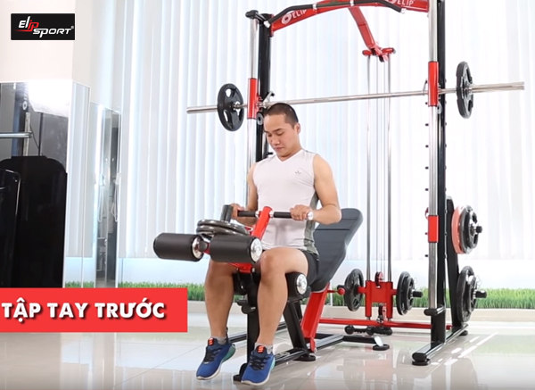 các bài tập với giàn tạ đa năng