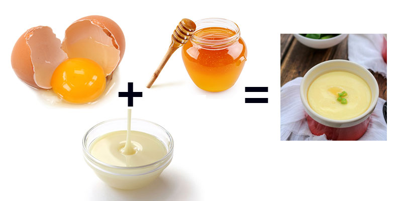 cách chế biến món trứng gà mật ong sữa đặc tăng cân