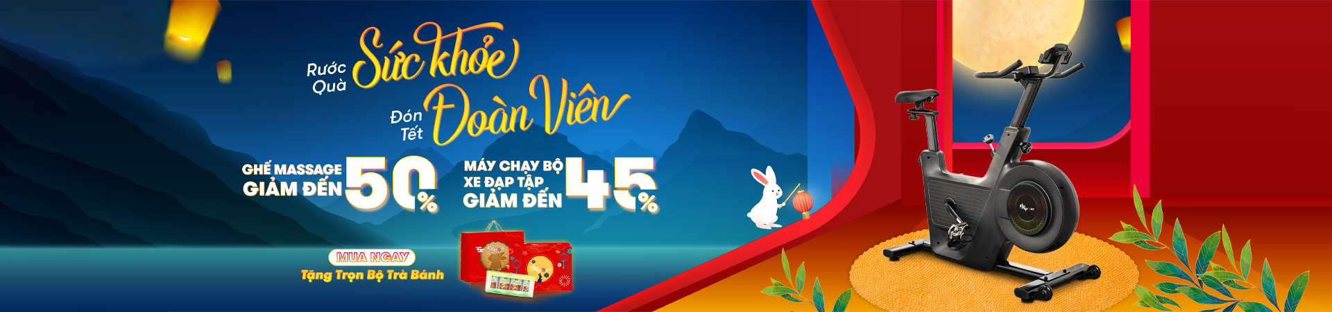 xe đạp tập deal hot tháng 4