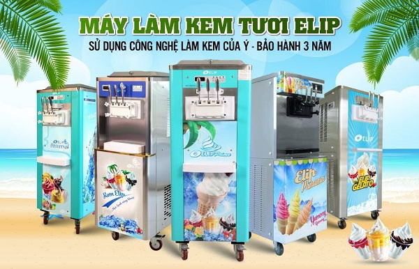 Máy làm kem tươi tại TP. Hưng Yên, Hải Dương, Hải Phòng