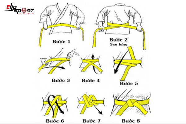 Cách thắt đai karate