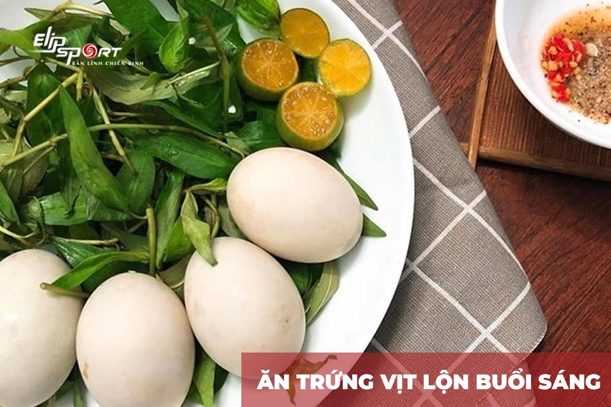 ăn trứng vịt lộn có tăng cân không