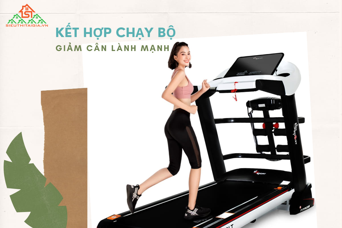Chạy bộ giảm cân với máy chạy bộ