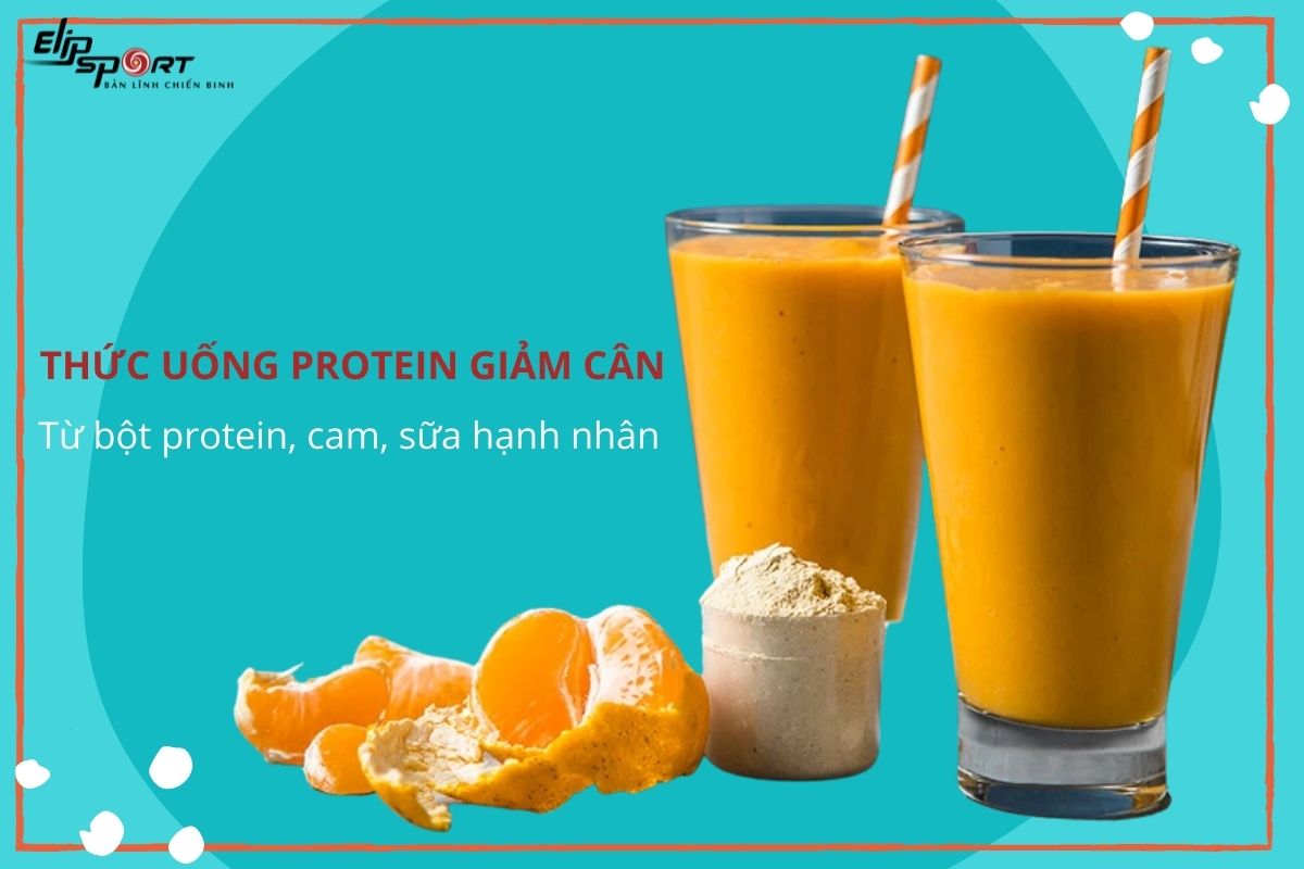 Sinh tố protein cam