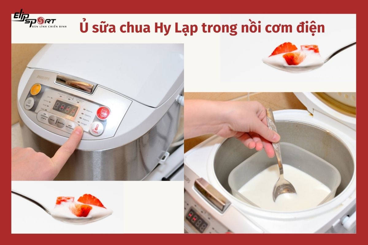 Cách làm sữa chua Hy Lạp đơn giản bằng nồi cơm điện