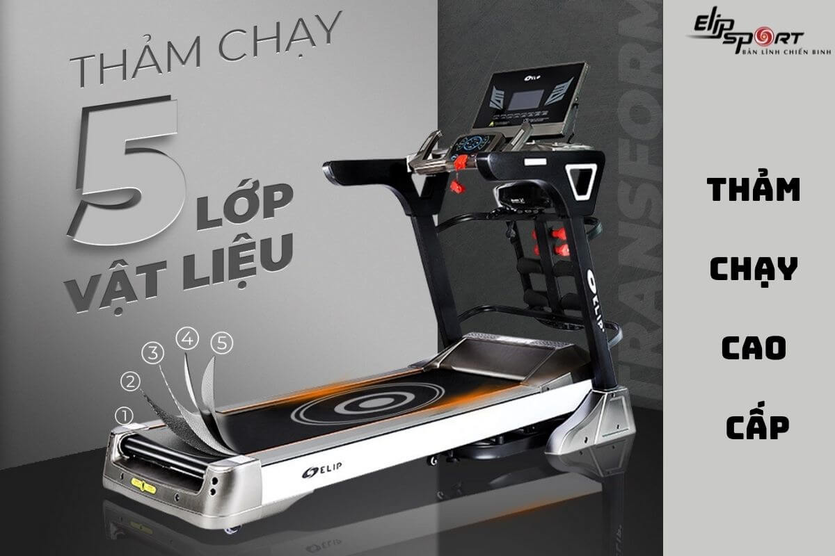 Hướng dẫn sử dụng máy chạy bộ ELIP Transformer