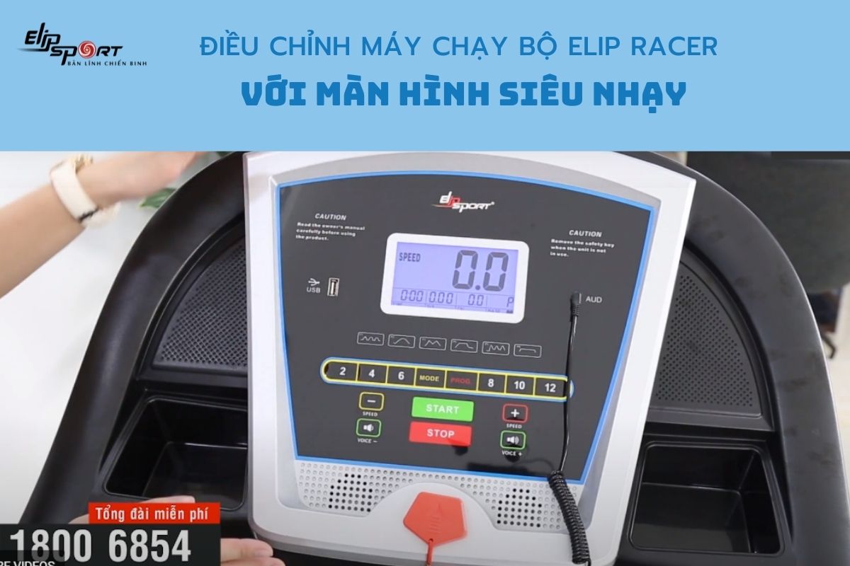 Hướng dẫn sử dụng máy chạy bộ ELIP Racer