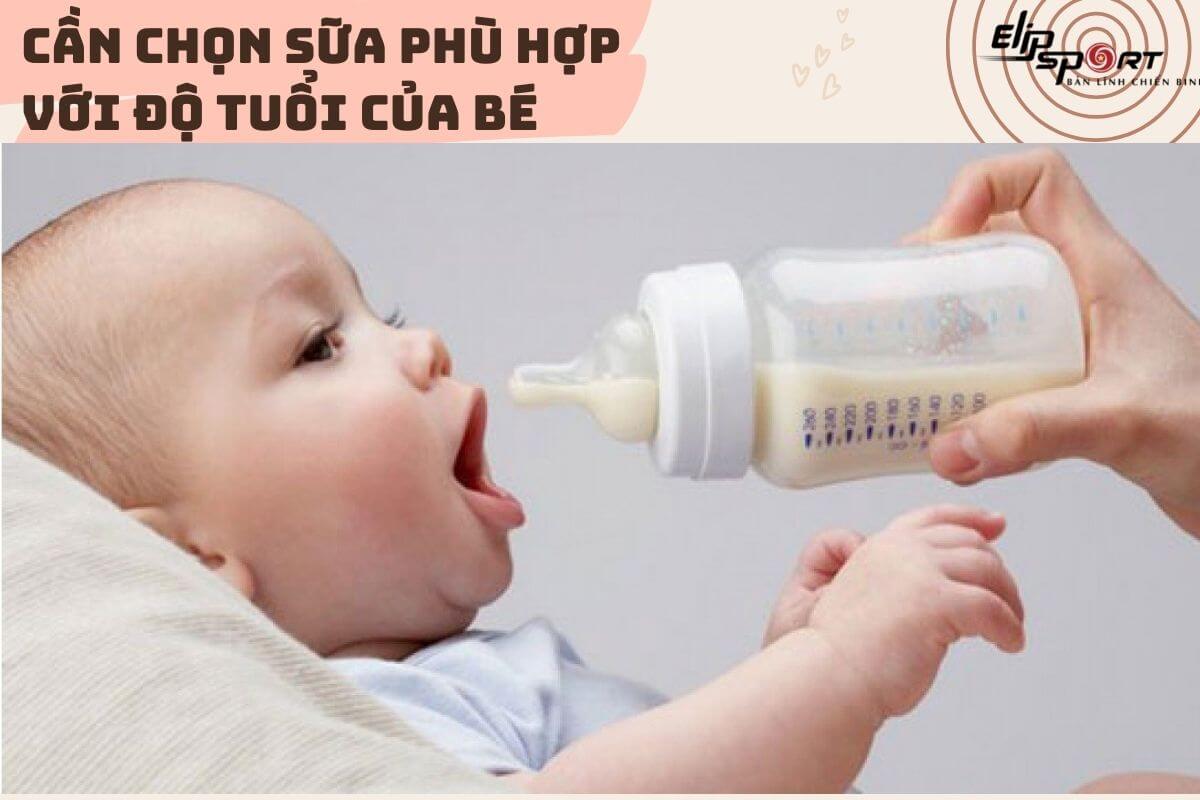 sữa nào giúp bé tăng cân không bị táo bón