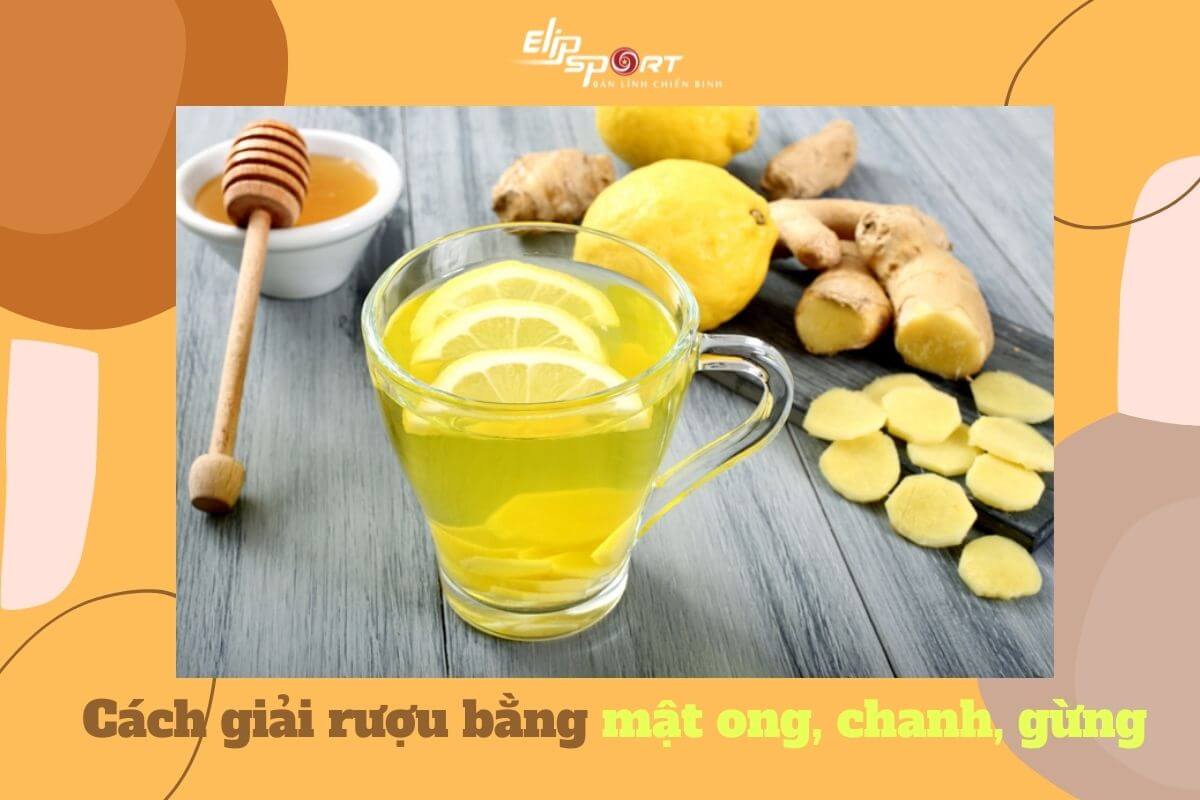 cách pha nước giải rượu
