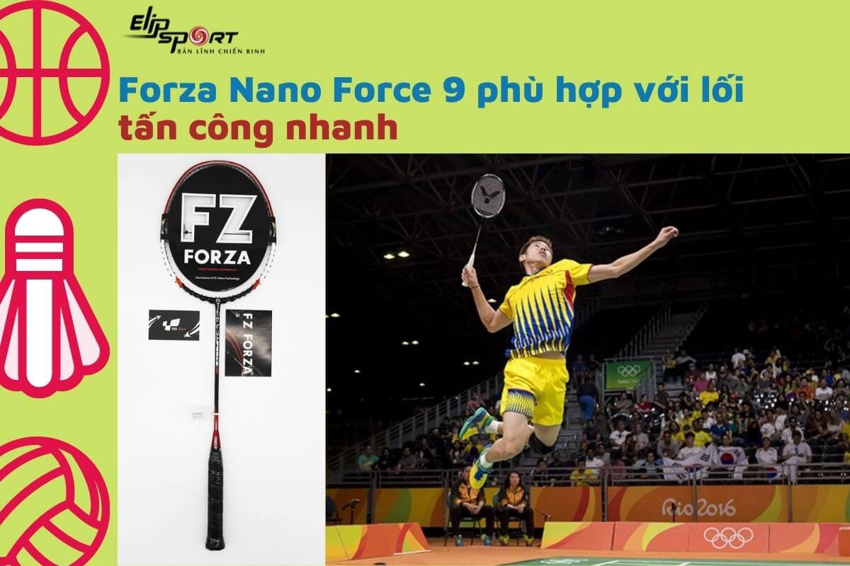 vợt cầu lông Forza Nano Force 9