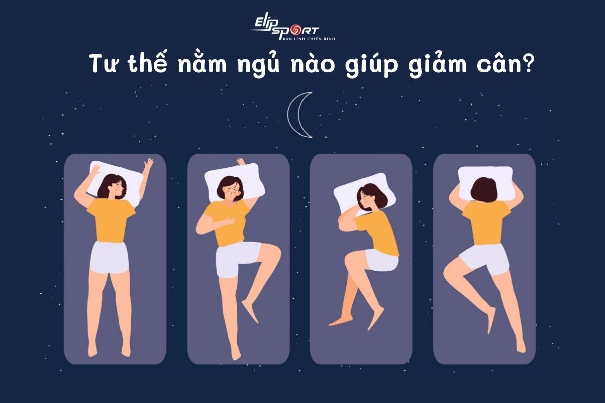 tư thế nằm ngủ giúp giảm cân