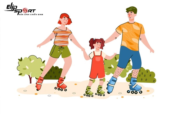 hướng dẫn trượt patin cho trẻ em