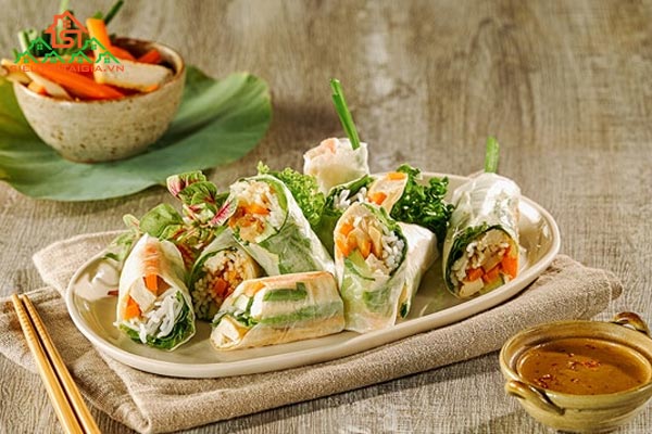 cách làm gỏi cuốn chay giảm cân