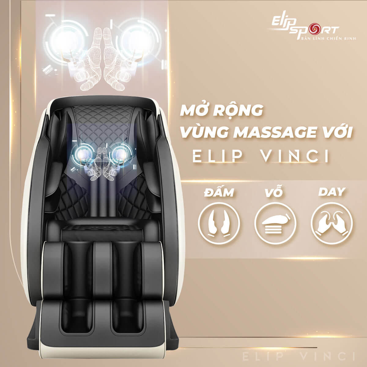 Ghế massage ELIP Vinci