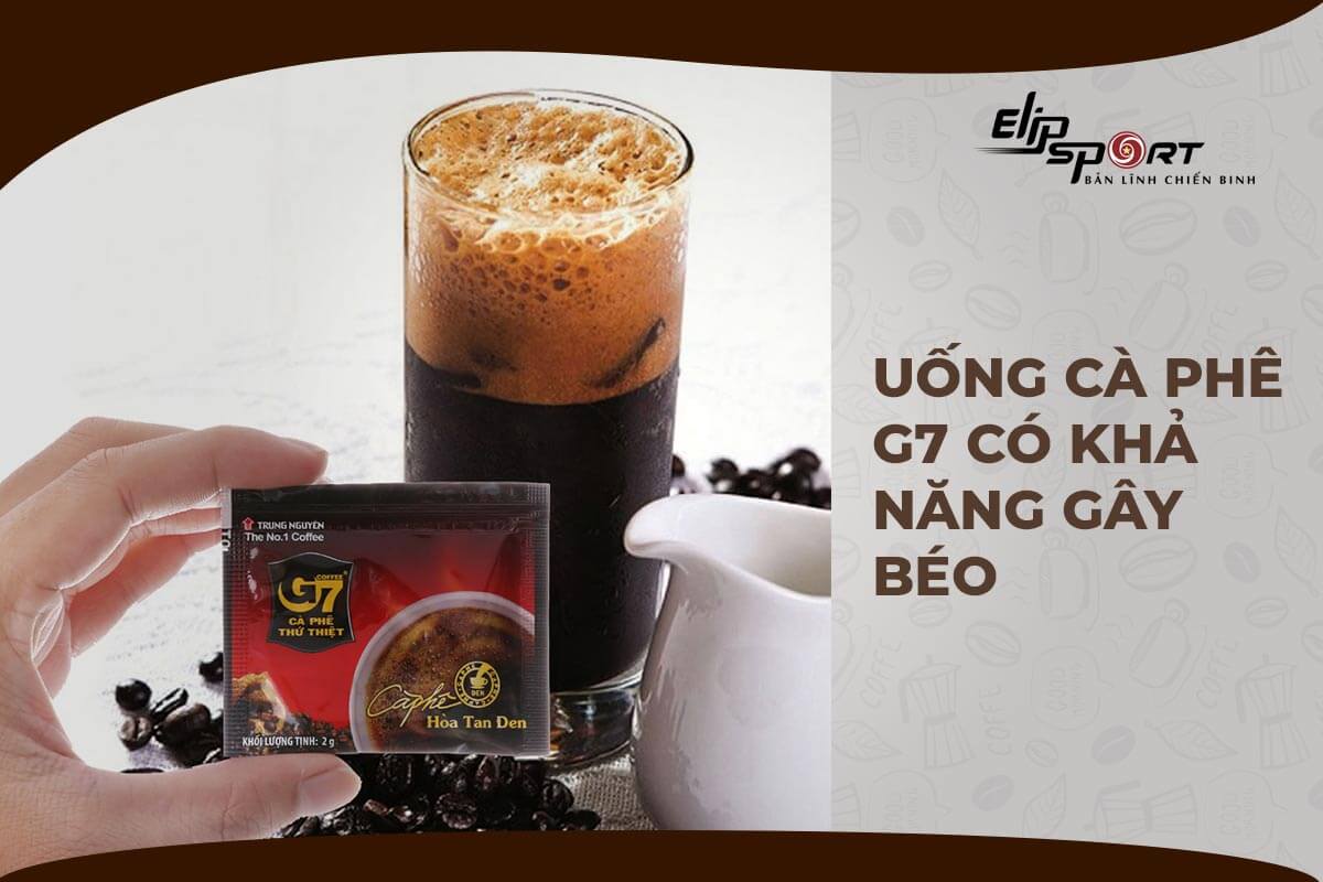 1 gói cafe g7 bao nhiêu calo