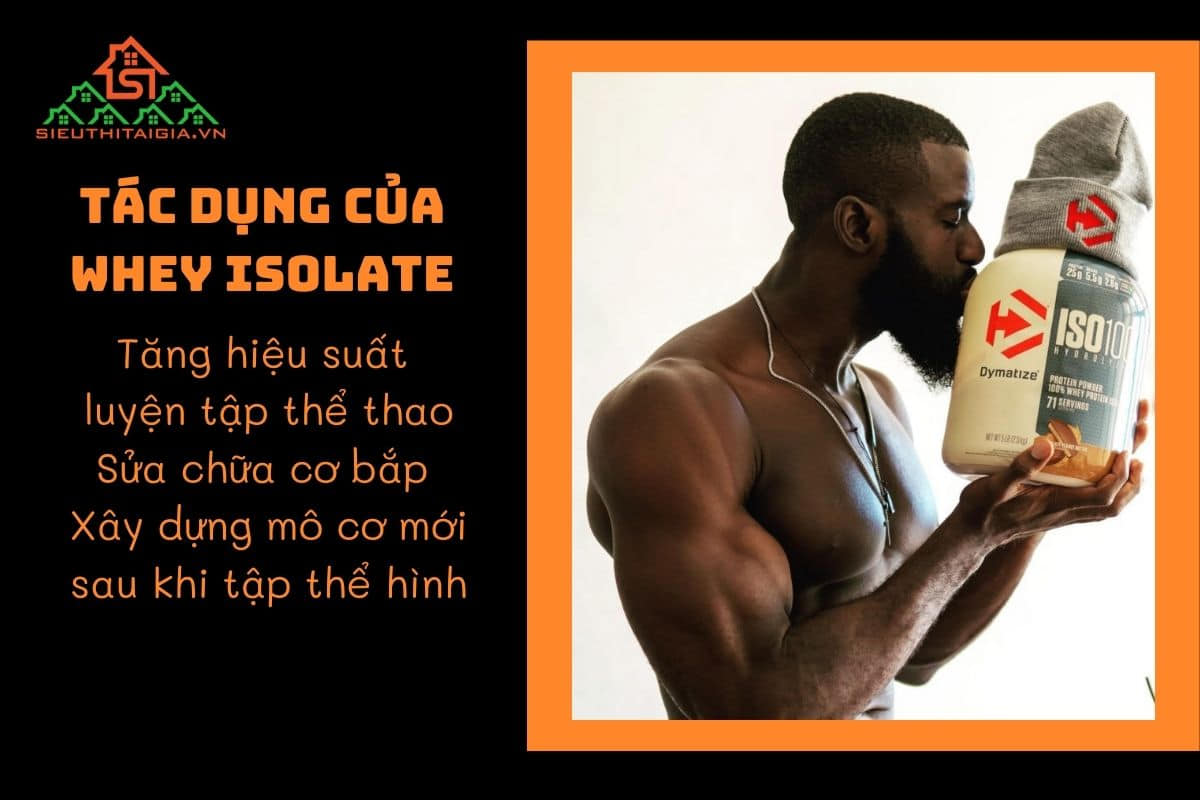 Tác dụng của whey isolate