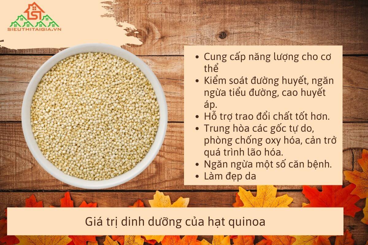 hạt quinoa ngâm bao lâu
