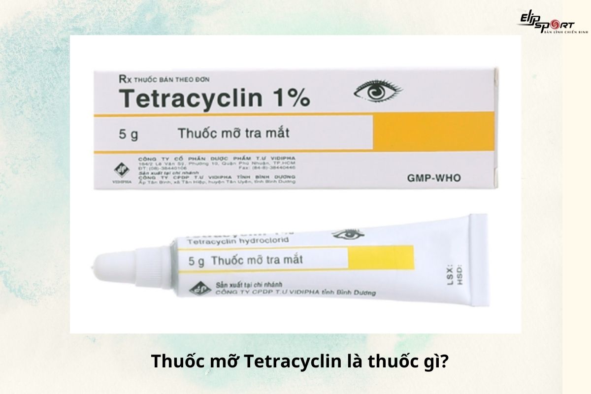 thuốc mỡ tetracyclin trị mụn