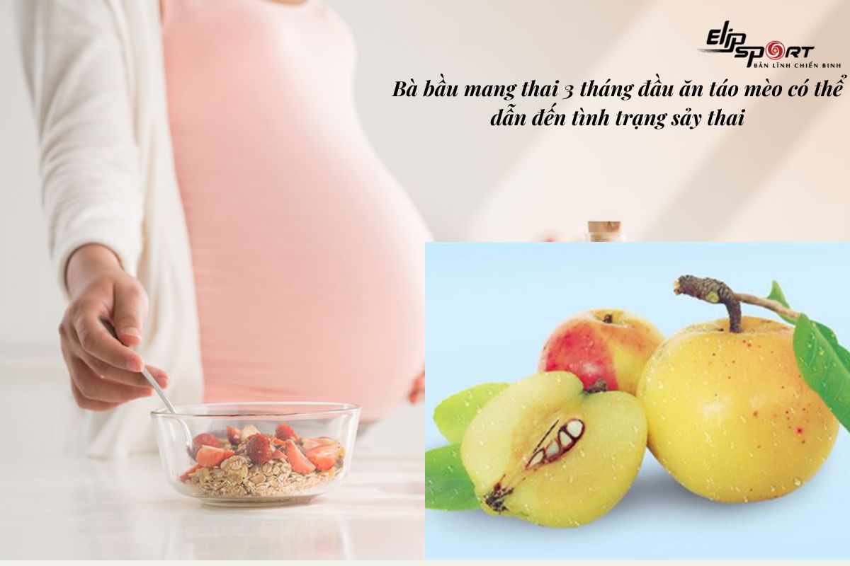 lỡ ăn táo mèo khi mang thai