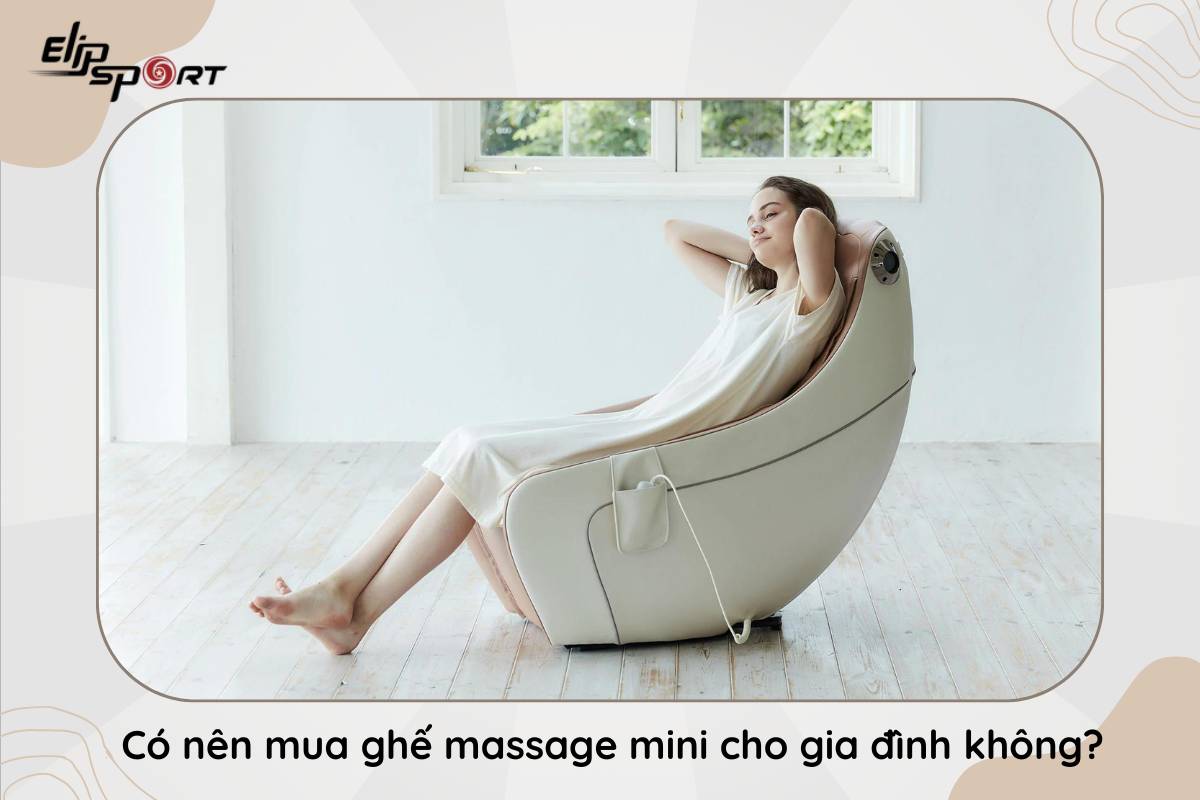Có nên mua ghế massage mini cho gia đình không?