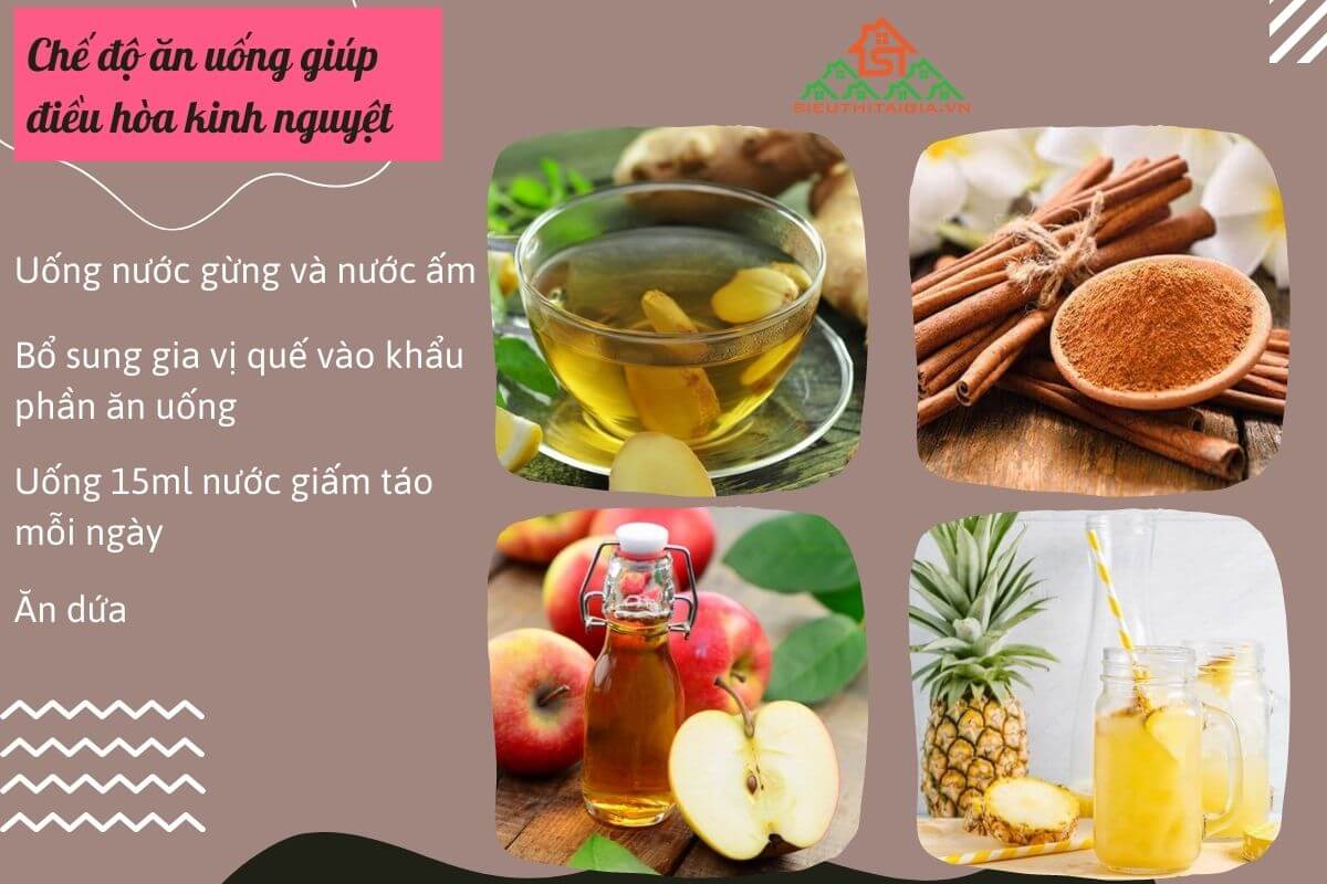 cách điều hòa kinh nguyệt