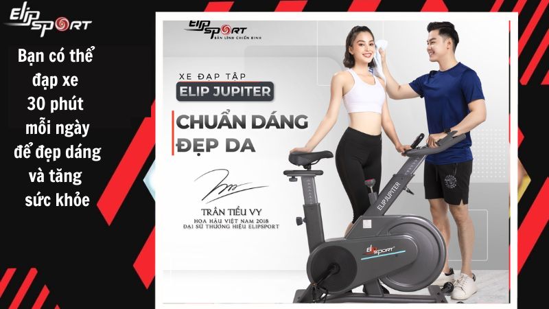 Bạn có thể đạp xe 30 phút mỗi ngày để tăng cường sức khỏe