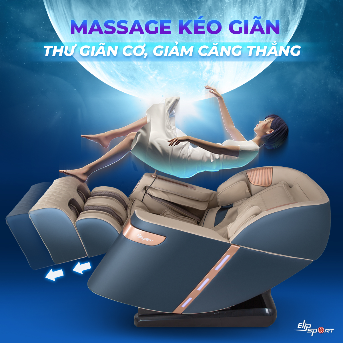 kết nối bluetooth với ghế massage