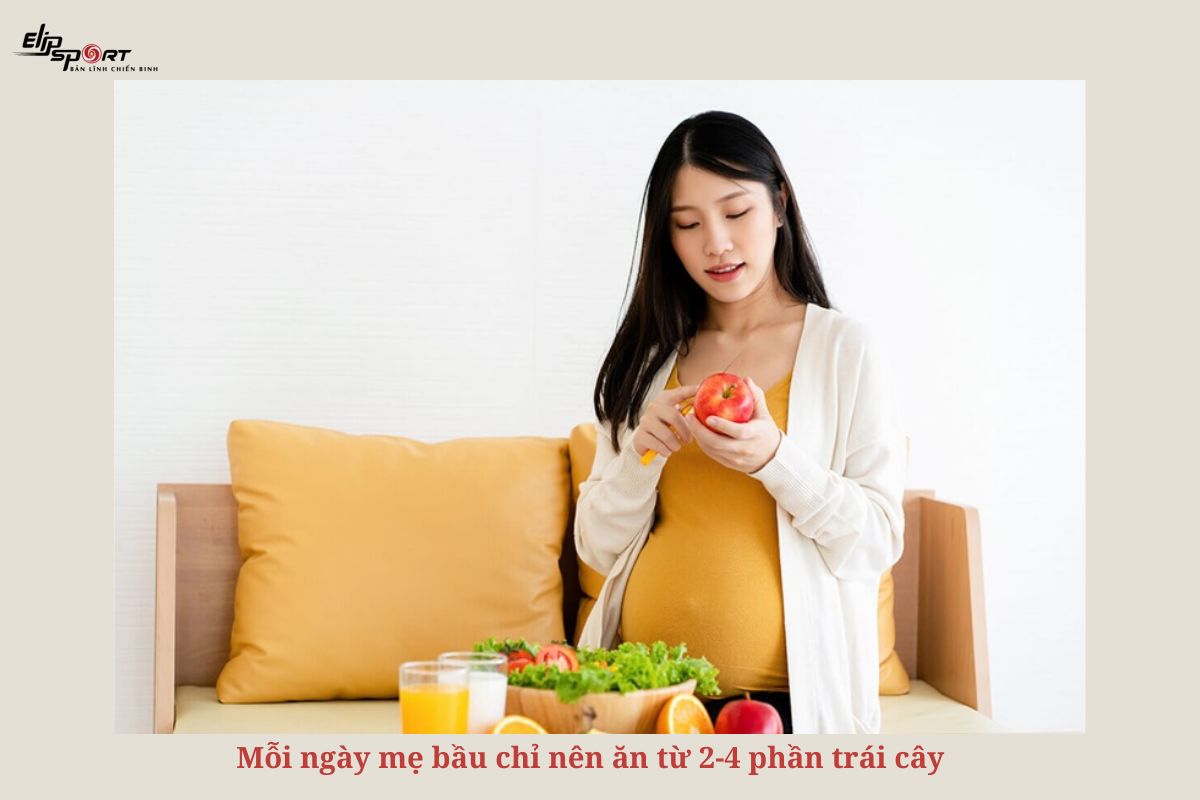 trái cây tốt cho bà bầu 3 tháng cuối