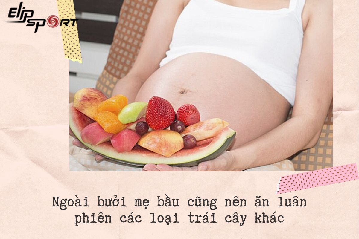 bà bầu ăn bưởi