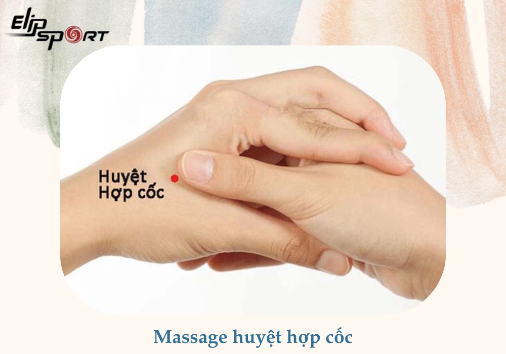 cách massage khi bị nghẹt mũi