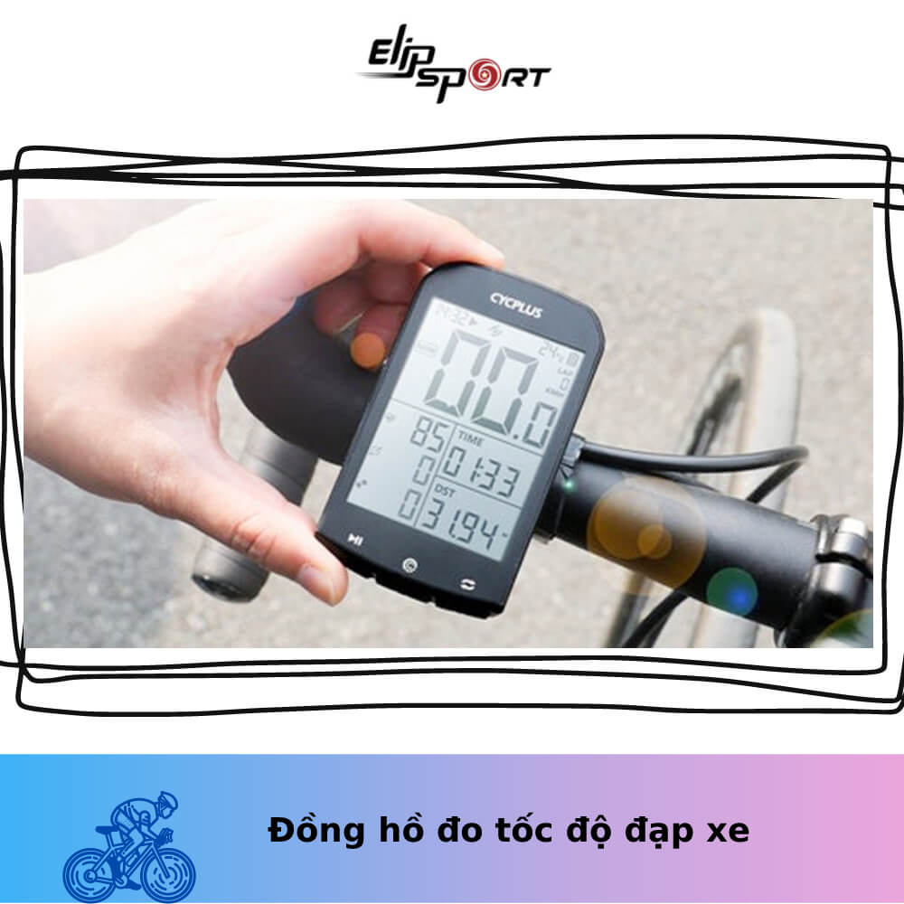 đồng hồ đo tốc độ đạp xe trung bình
