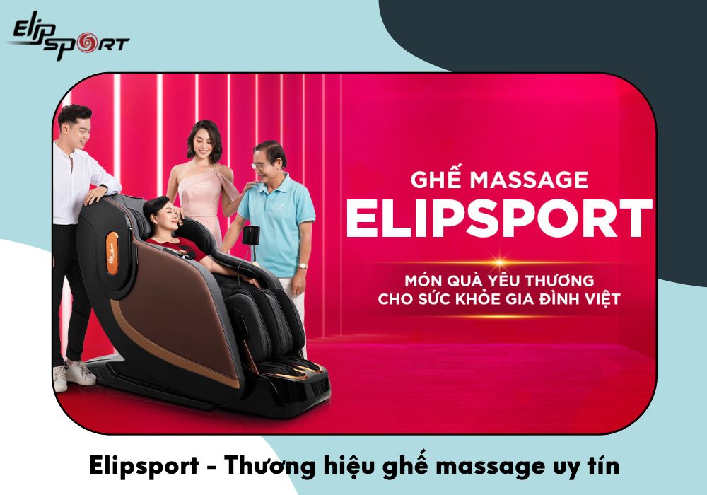 Elipsport - Thương hiệu ghế massage uy tín