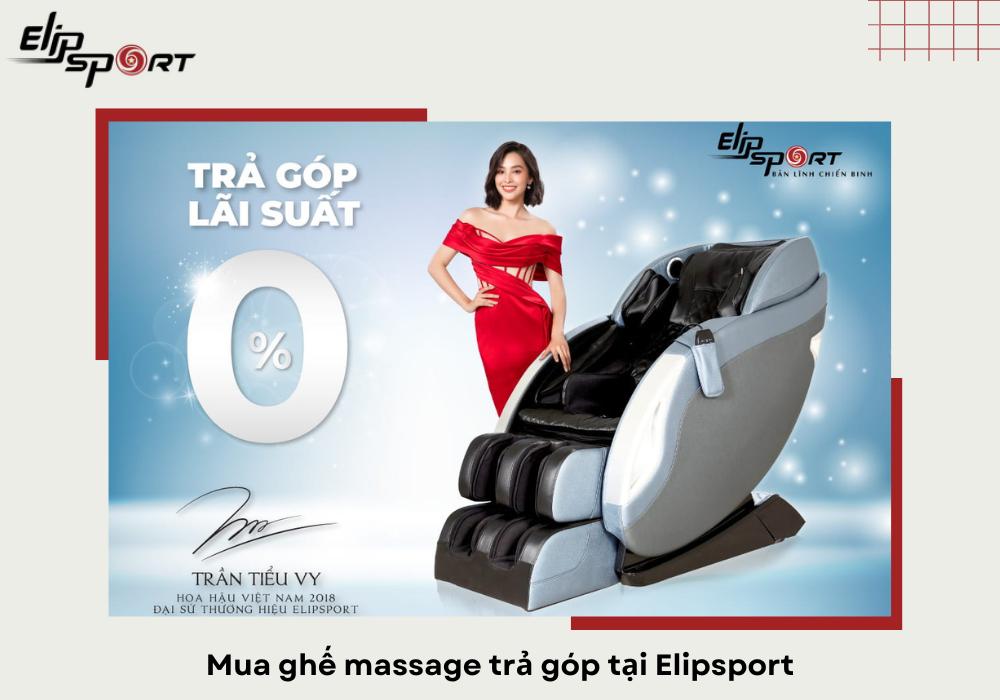 Mua ghế massage trả góp tại Elipsport