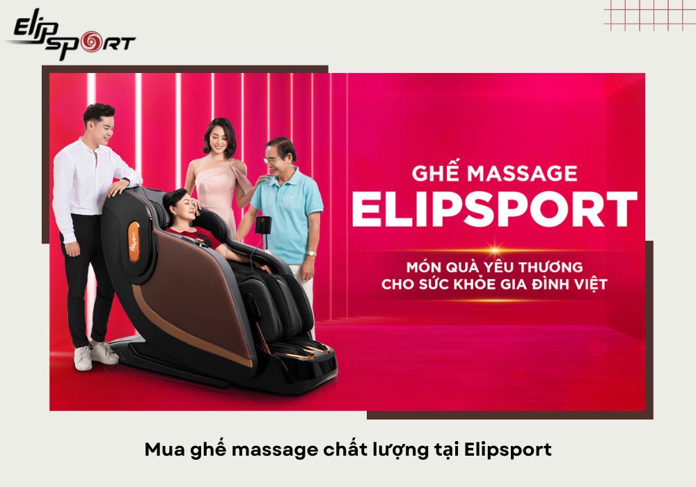 Mua ghế massage chất lượng tại Elipsport
