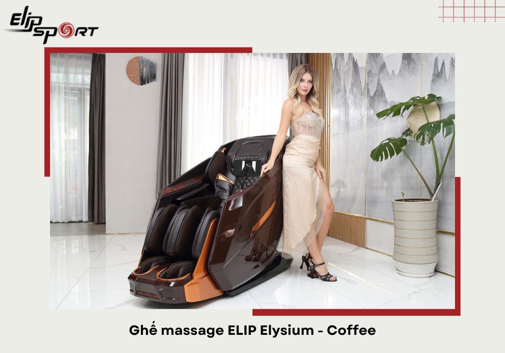 Ghế massage ELIP Elysium - Coffee