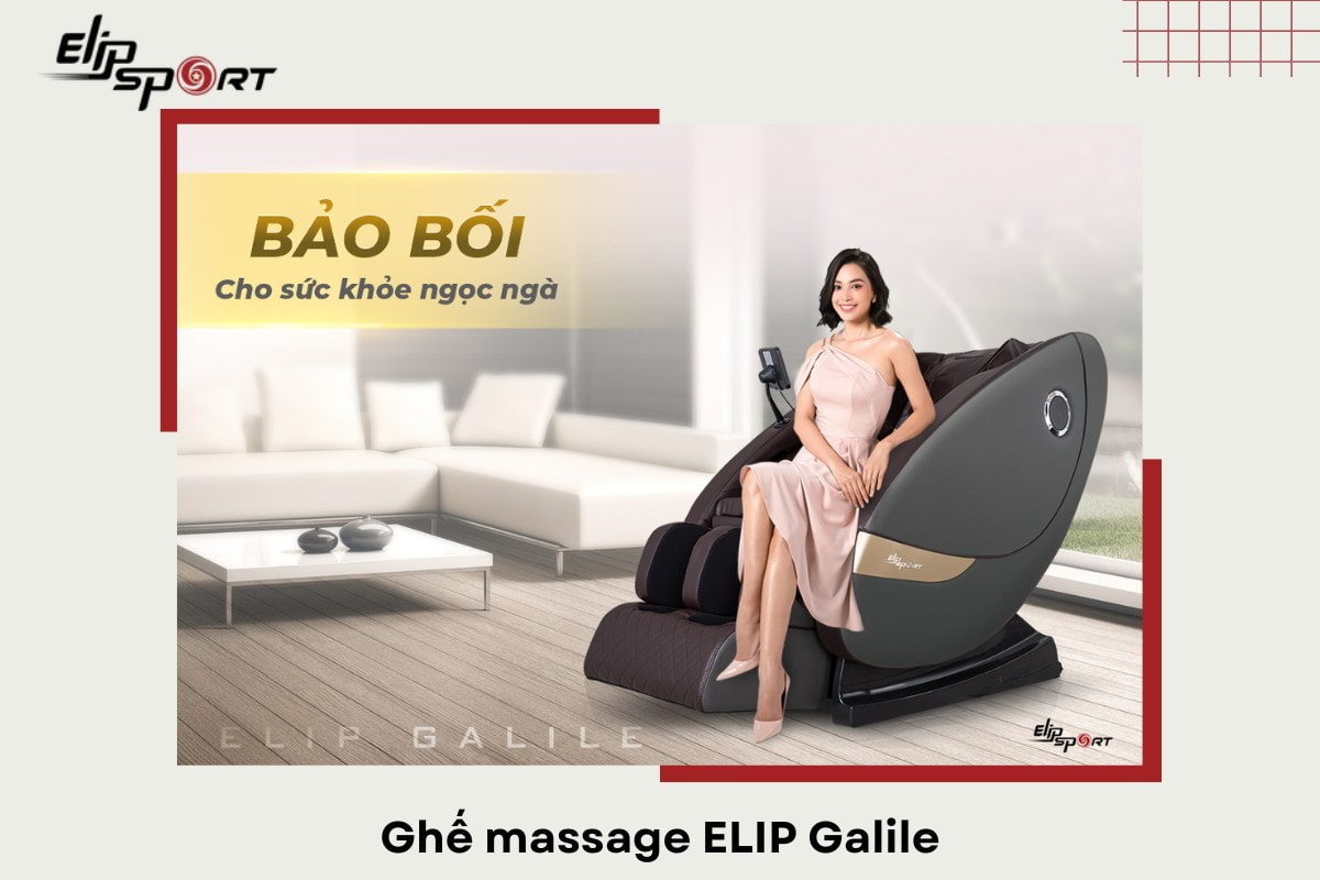 Ghế massage 12 triệu ELIP Galile