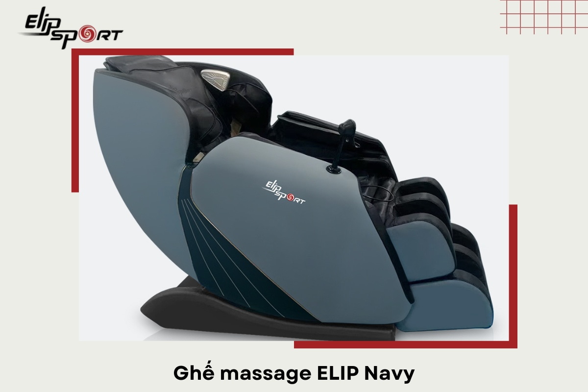 Ghế massage 12 triệu ELIP Navy