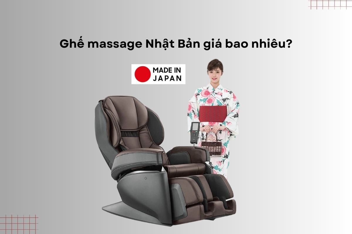 Ghế massage nhật bản có giá bao nhiêu?