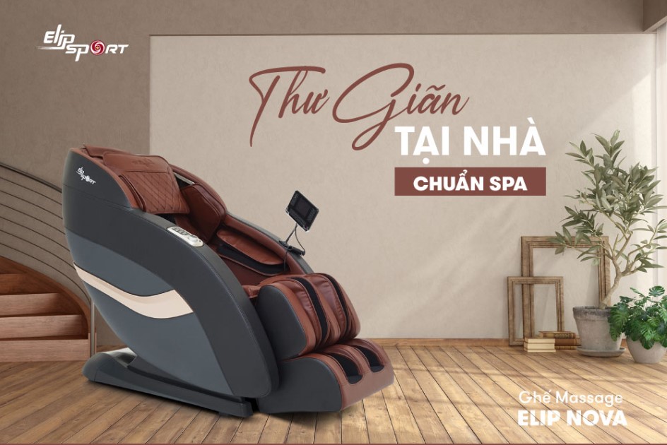 ghế massage Gò Vấp - Elip Nova