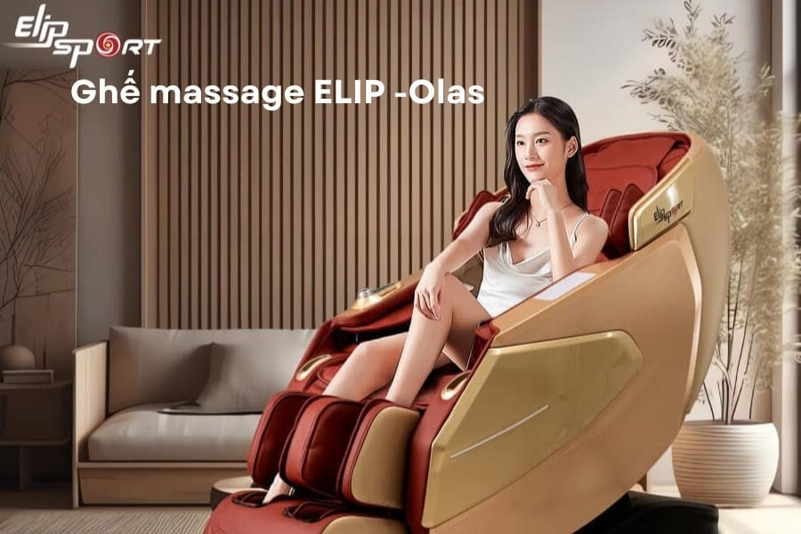 Massage body toàn thân tại nhà cùng ghế massage Elipsport