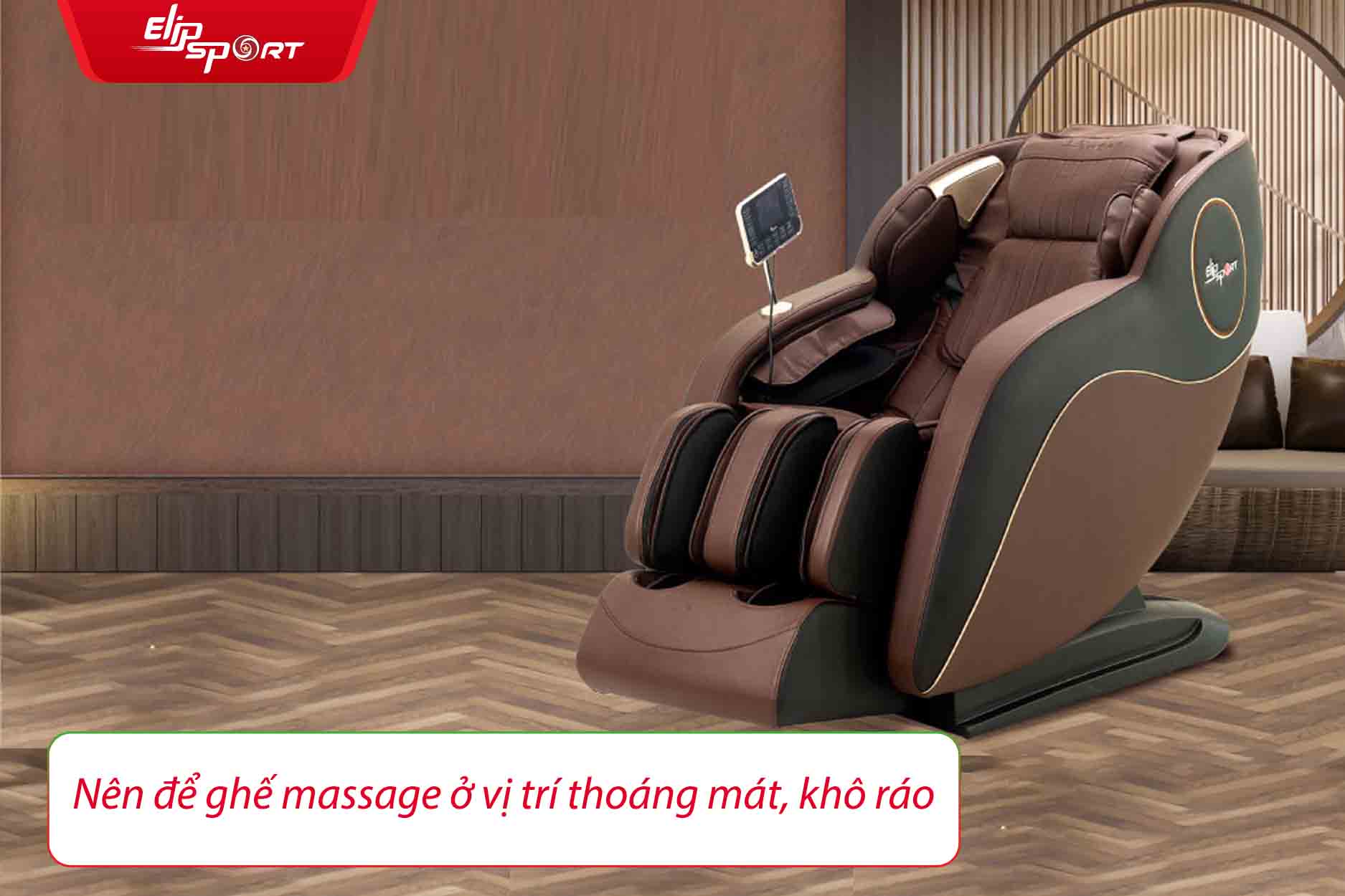 cách bảo quản ghế massage