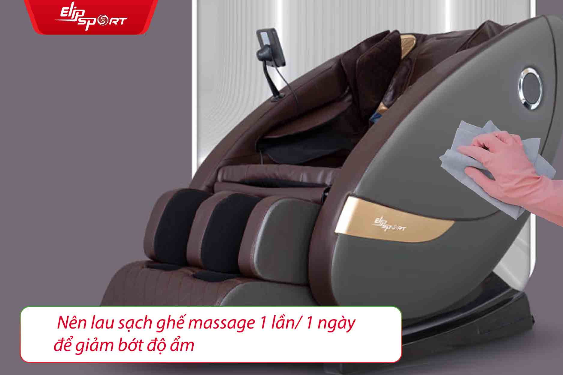 cách bảo quản ghế massage