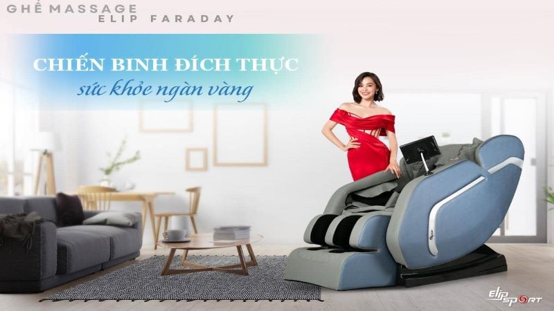 Ghế massage ELIP Faraday trưng bày thanh lý chất lượng cao