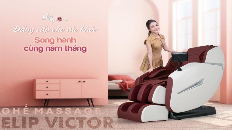 Ghế massage trưng bày thanh lý giá rẻ - Ghế Massage ELIP Victor