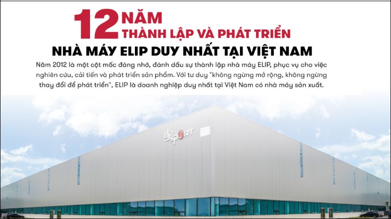 ElipSport là thương hiệu của người Việt và sản xuất tại Việt Nam 